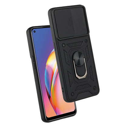 Husa de protectie Techsuit CamShield Series compatibila cu Oppo Reno5 Lite, acoperire spate, negru