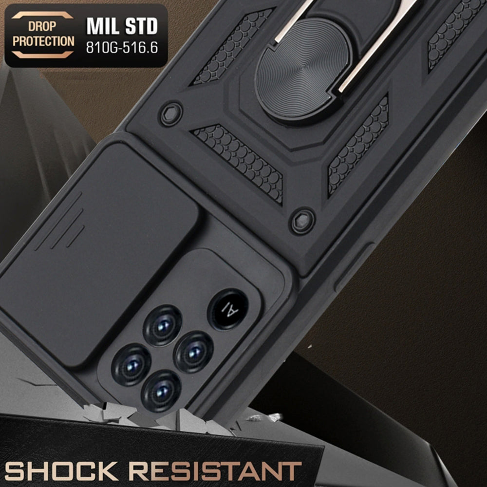 Husa de protectie Techsuit CamShield Series compatibila cu Oppo A94 4G, acoperire spate, negru
