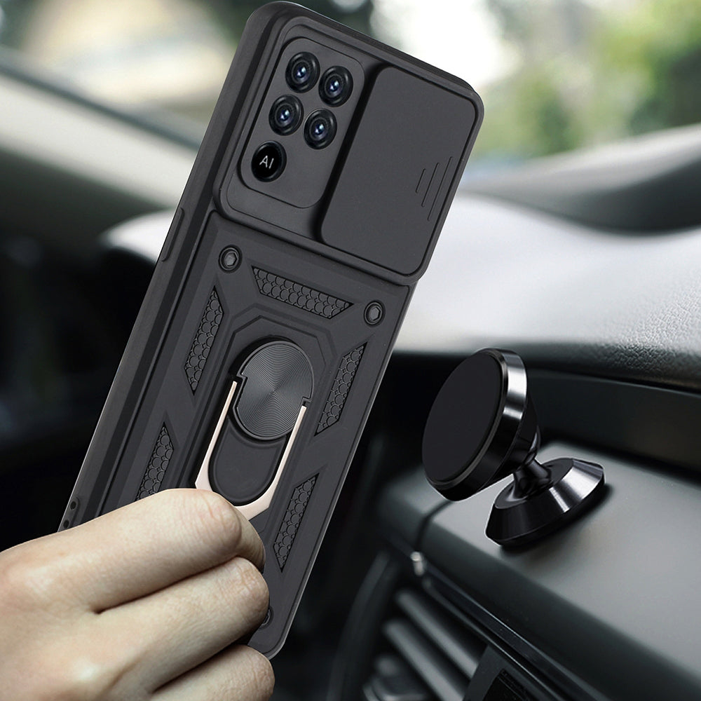 Husa de protectie Techsuit CamShield Series compatibila cu Oppo A94 4G, acoperire spate, negru