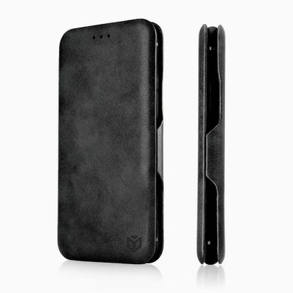 Husa de protectie Techsuit Safe Wallet Plus compatibila cu Motorola Moto G54 Power Edition, acoperire spate, negru