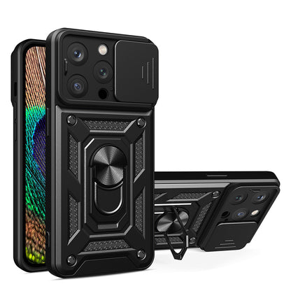 Husa de protectie Techsuit CamShield Series compatibila cu Apple iPhone 14 Pro Max, acoperire spate, negru