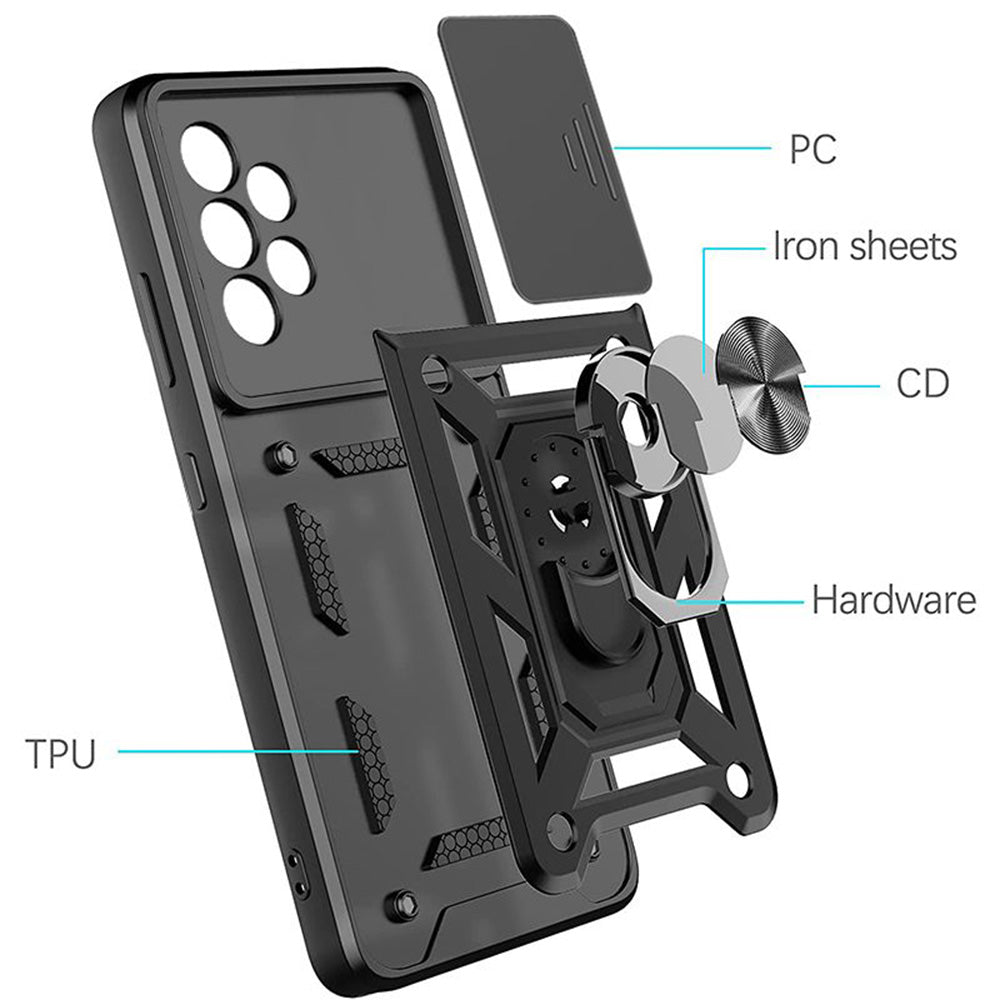 Husa de protectie Techsuit CamShield Series compatibila cu Samsung Galaxy A33 5G, acoperire spate, negru