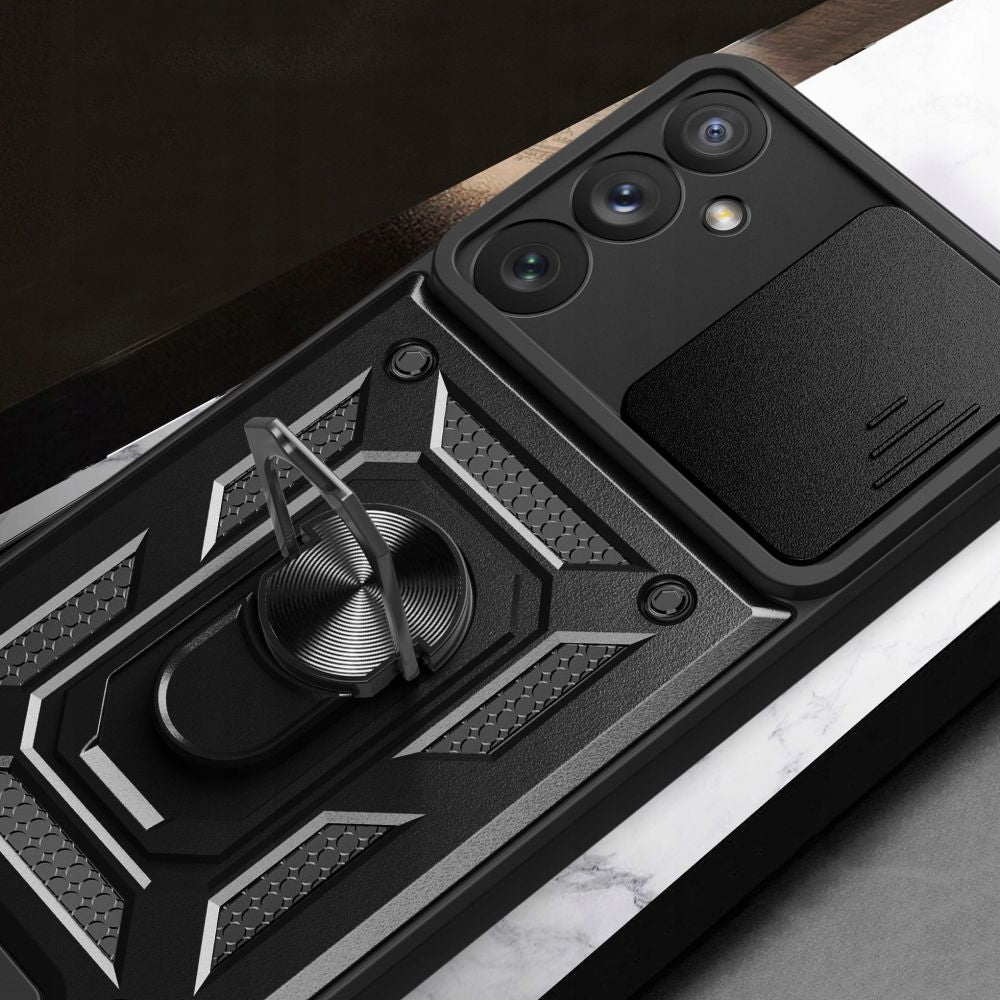 Husa de protectie Techsuit CamShield Series compatibila cu Samsung Galaxy A24, acoperire spate, negru
