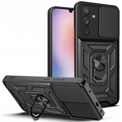 Husa de protectie Techsuit CamShield Series compatibila cu Samsung Galaxy A24, acoperire spate, negru