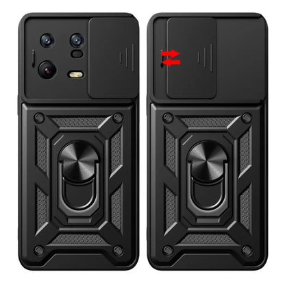 Husa de protectie Techsuit CamShield Series compatibila cu Xiaomi 13 Pro, acoperire spate, negru