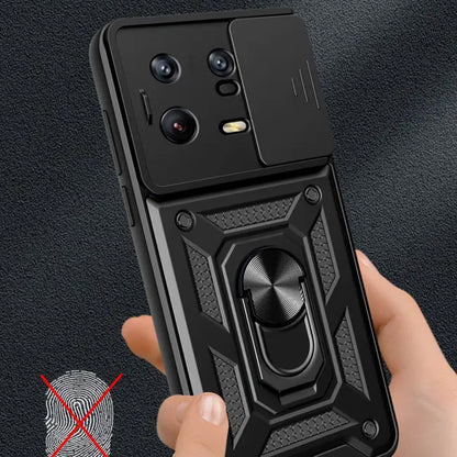 Husa de protectie Techsuit CamShield Series compatibila cu Xiaomi 13 Pro, acoperire spate, negru