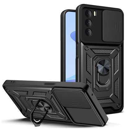Husa de protectie Techsuit CamShield Series compatibila cu Oppo A16, acoperire spate, negru