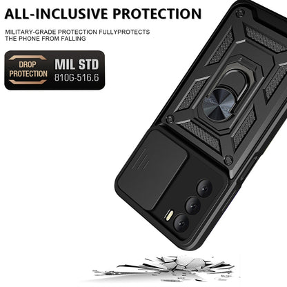 Husa de protectie Techsuit CamShield Series compatibila cu Oppo A16, acoperire spate, negru