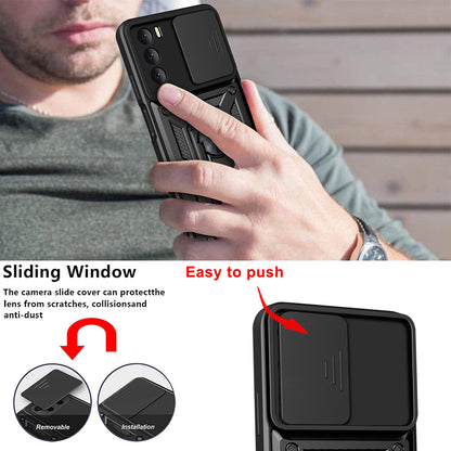Husa de protectie Techsuit CamShield Series compatibila cu Oppo A16, acoperire spate, negru