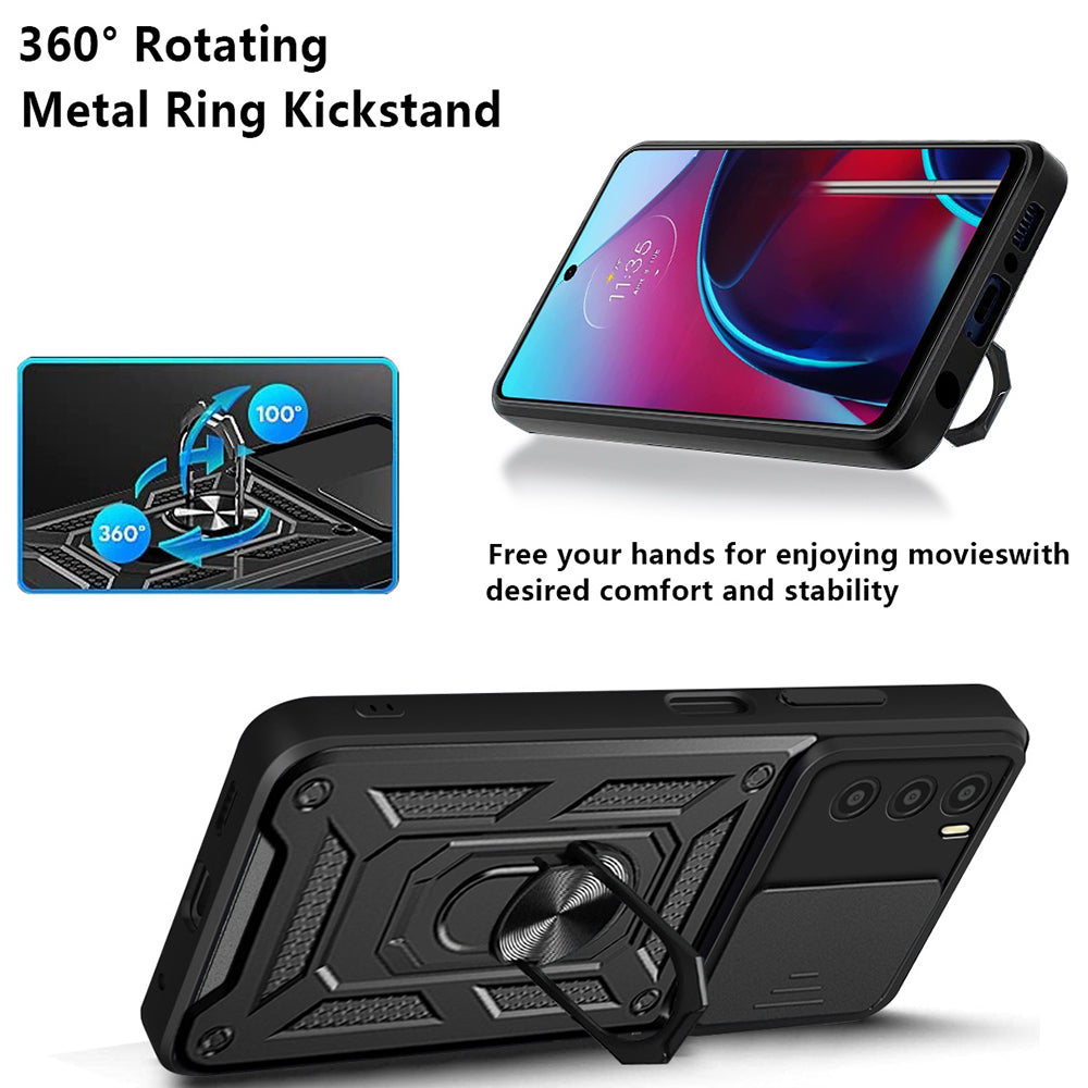 Husa de protectie Techsuit CamShield Series compatibila cu Oppo A16s, acoperire spate, negru