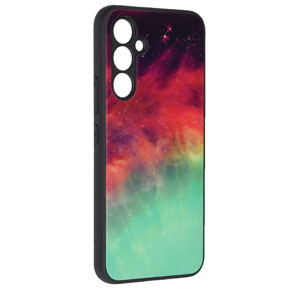 Husa de protectie Techsuit Glaze Series compatibila cu Samsung Galaxy A54, acoperire spate, Fiery Ocean