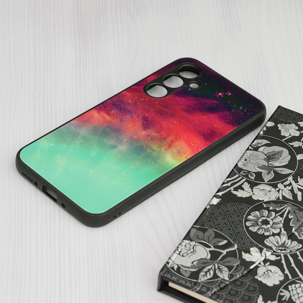 Husa de protectie Techsuit Glaze Series compatibila cu Samsung Galaxy A54, acoperire spate, Fiery Ocean