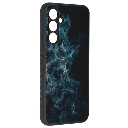 Husa de protectie Techsuit Glaze Series compatibila cu Samsung Galaxy A54, acoperire spate, Blue Nebula