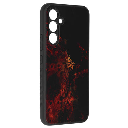 Husa de protectie Techsuit Glaze Series compatibila cu Samsung Galaxy A54, acoperire spate, Red Nebula