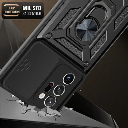 Husa de protectie Techsuit CamShield Series compatibila cu Samsung Galaxy Note 20 Ultra, acoperire spate, negru