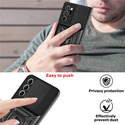 Husa de protectie Techsuit CamShield Series compatibila cu Samsung Galaxy Note 20 Ultra, acoperire spate, negru