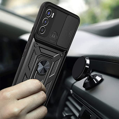 Husa de protectie Techsuit CamShield Series compatibila cu Motorola Moto E20, acoperire spate, negru