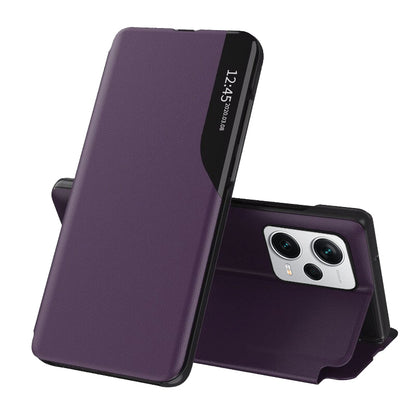 Husa de protectie Techsuit eFold Series compatibila cu Xiaomi Redmi Poco X5 Pro, acoperire spate, mov