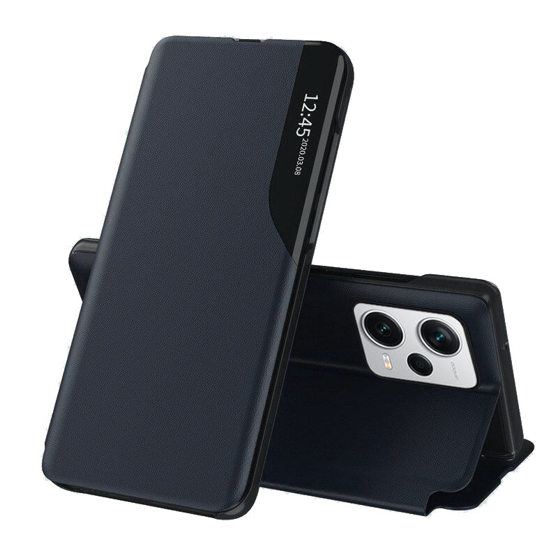 Husa de protectie Techsuit eFold Series compatibila cu Xiaomi Redmi Poco X5 Pro, acoperire spate, albastru