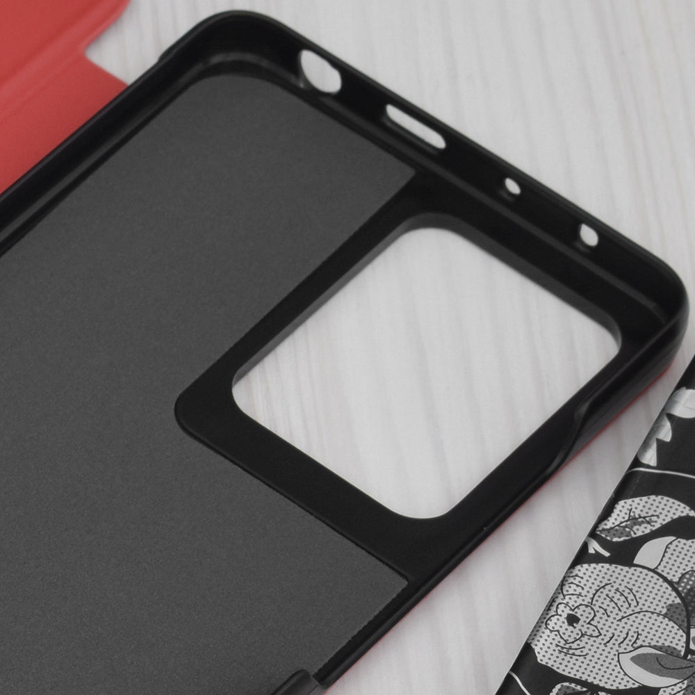 Husa de protectie Techsuit eFold Series compatibila cu Xiaomi Redmi Note 13 Pro 4G, acoperire spate, mov
