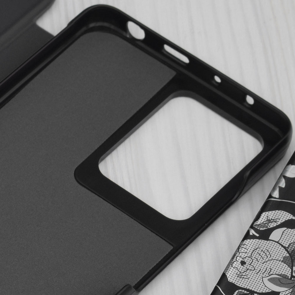 Husa de protectie Techsuit eFold Series compatibila cu Xiaomi Redmi Note 13 5G, acoperire spate, rosu