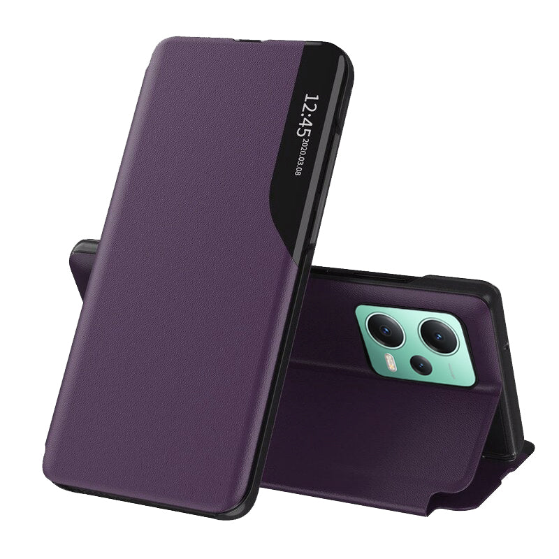 Husa de protectie Techsuit eFold Series compatibila cu Xiaomi Redmi Note 12 5G, acoperire spate, mov