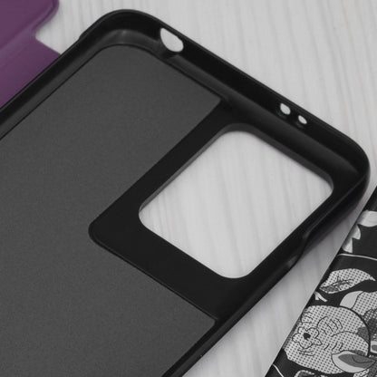 Husa de protectie Techsuit eFold Series compatibila cu Xiaomi Redmi Note 13 4G, acoperire spate, mov