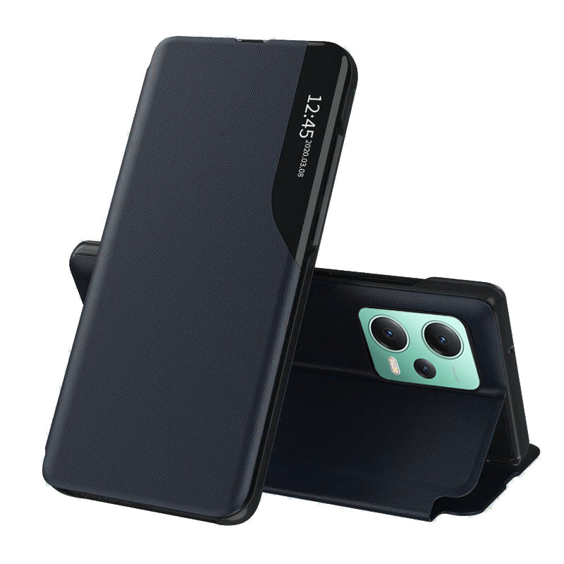 Husa de protectie Techsuit eFold Series compatibila cu Xiaomi Redmi Note 12 5G, acoperire spate, albastru