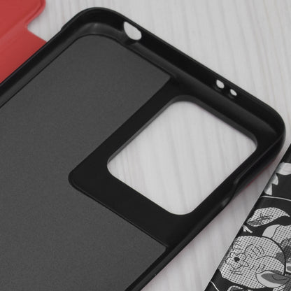 Husa de protectie Techsuit eFold Series compatibila cu Xiaomi Redmi Note 13 4G, acoperire spate, rosu