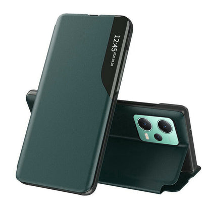 Husa de protectie Techsuit eFold Series compatibila cu Xiaomi Redmi Note 12 5G, acoperire spate, verde inchis