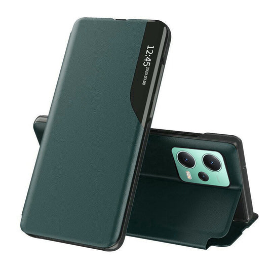 Husa de protectie Techsuit eFold Series compatibila cu Xiaomi Redmi Note 12 5G, acoperire spate, verde inchis