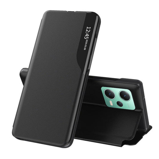 Husa de protectie Techsuit eFold Series compatibila cu Xiaomi Redmi Note 12 5G, acoperire spate, negru