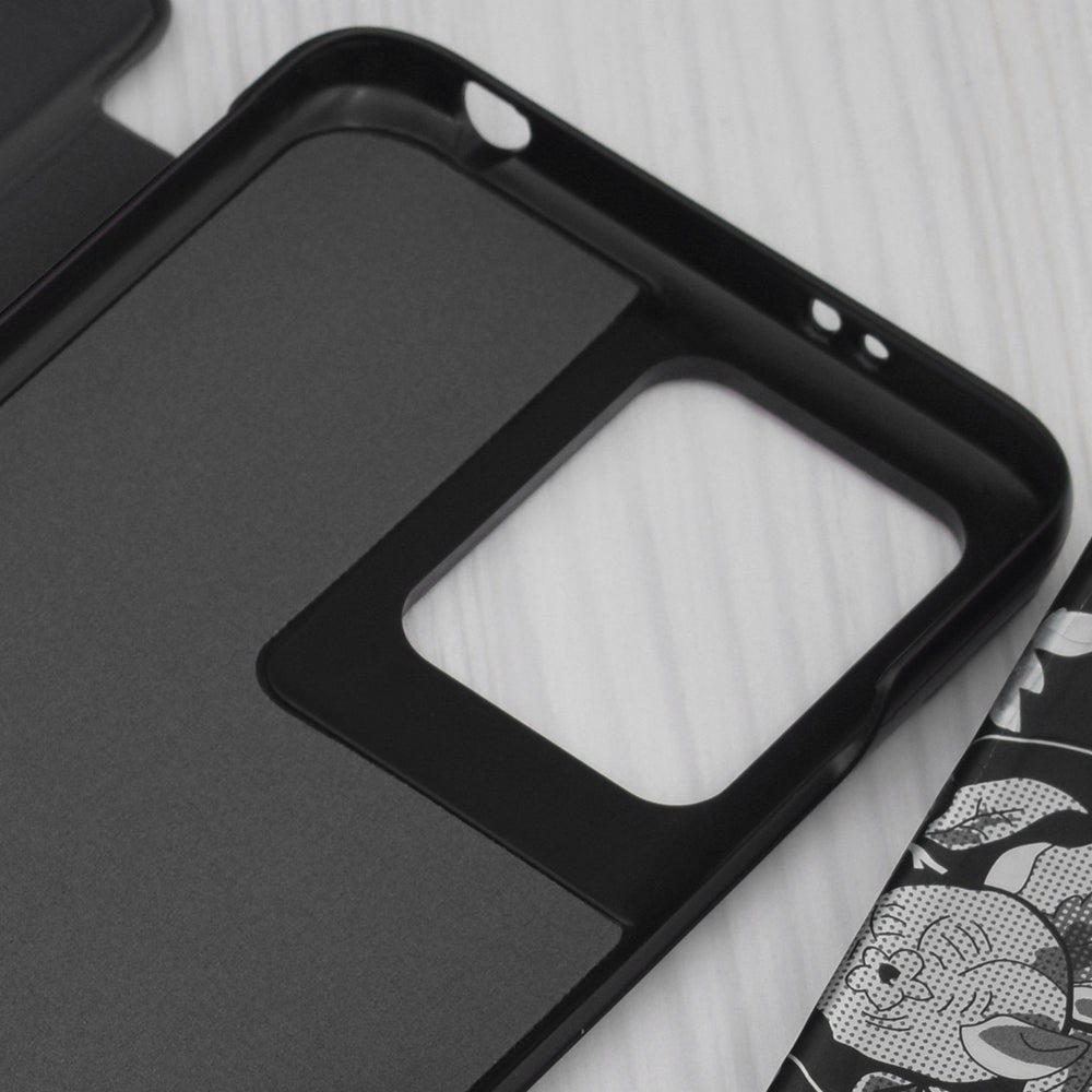 Husa de protectie Techsuit eFold Series compatibila cu Xiaomi Redmi Note 13 4G, acoperire spate, albastru