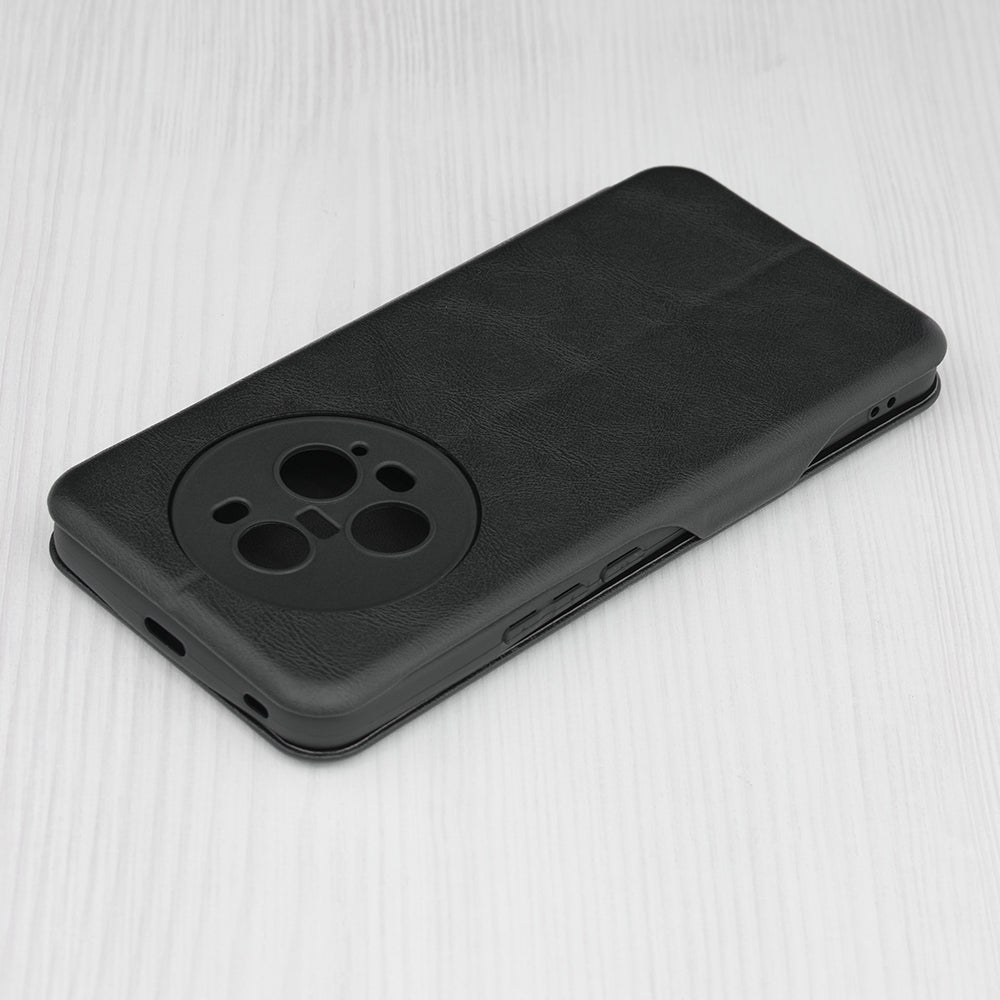 Husa de protectie Techsuit Safe Wallet Plus compatibila cu Honor Magic5 Lite, acoperire spate, negru