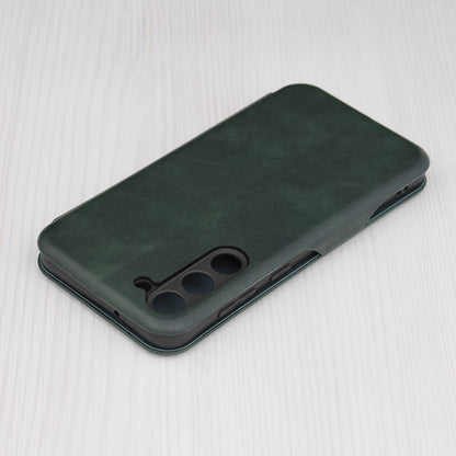 Husa de protectie Techsuit Safe Wallet Plus compatibila cu Samsung Galaxy S23 Plus, acoperire spate, verde