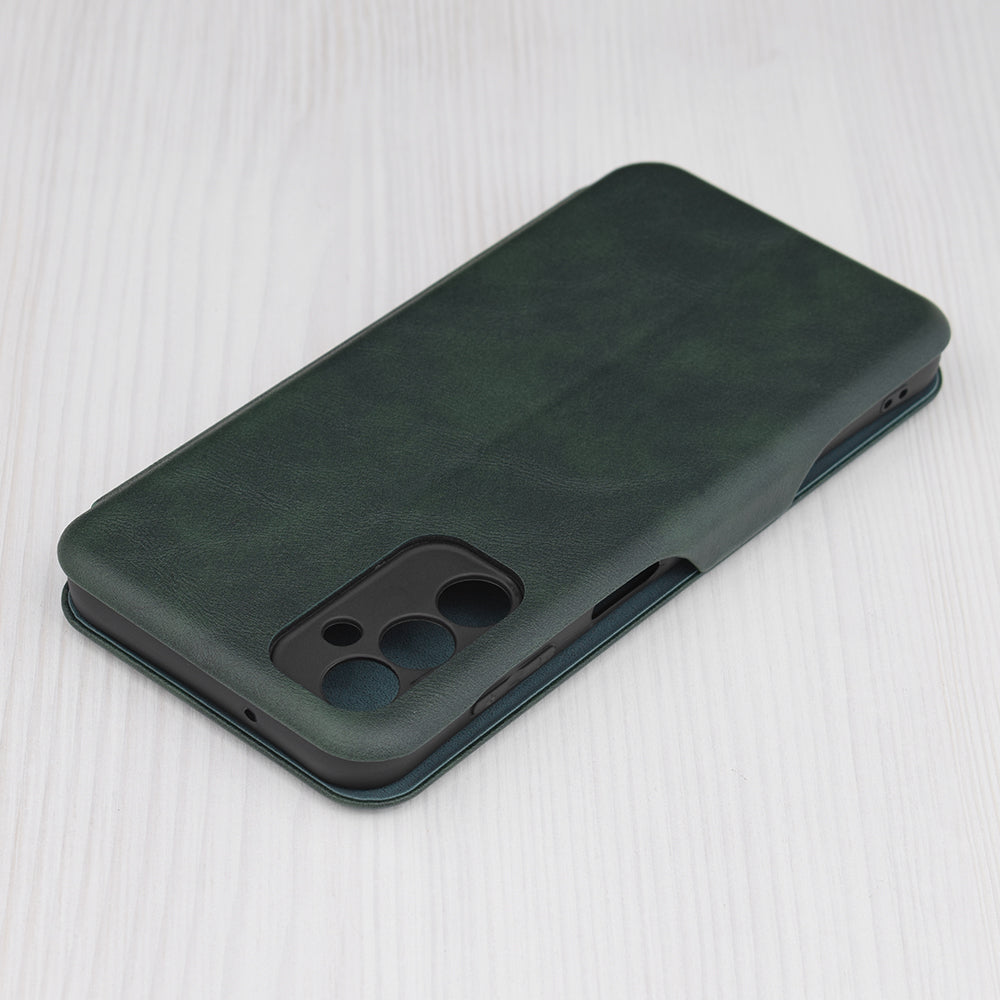 Husa de protectie Techsuit Safe Wallet Plus compatibila cu Samsung Galaxy A14 5G, acoperire spate, verde