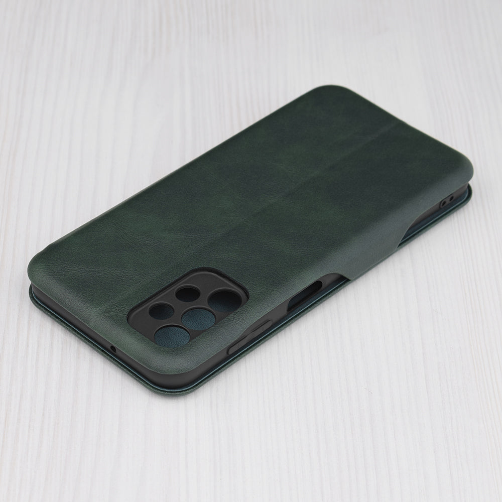 Husa de protectie Techsuit Safe Wallet Plus compatibila cu Samsung Galaxy A13 4G, acoperire spate, verde