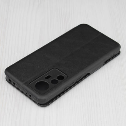 Husa de protectie Techsuit Safe Wallet Plus compatibila cu Xiaomi 12T Pro, acoperire spate, negru