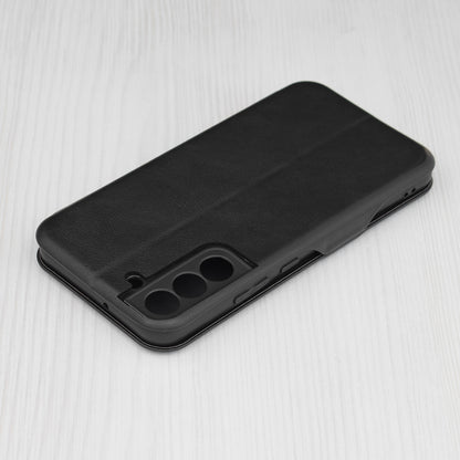 Husa de protectie Techsuit Safe Wallet Plus compatibila cu Samsung Galaxy S22 Plus 5G, acoperire spate, negru