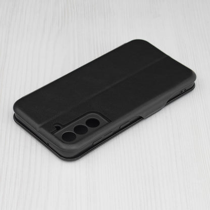 Husa de protectie Techsuit Safe Wallet Plus compatibila cu Samsung Galaxy S21 FE 5G, acoperire spate, negru