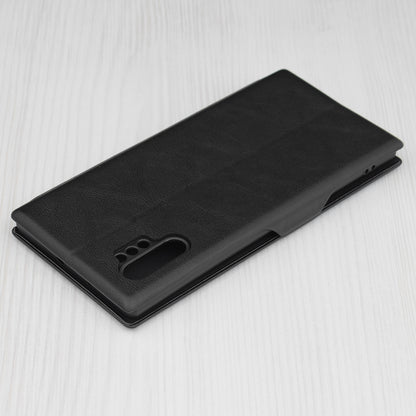 Husa de protectie Techsuit Safe Wallet Plus compatibila cu Samsung Galaxy Note 10 Plus 5G, acoperire spate, negru