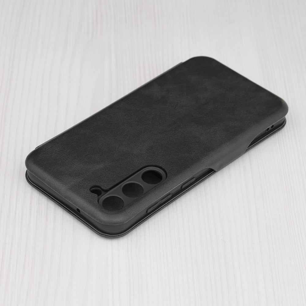Husa de protectie Techsuit Safe Wallet Plus compatibila cu Samsung Galaxy S23 Plus, acoperire spate, negru