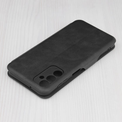 Husa de protectie Techsuit Safe Wallet Plus compatibila cu Samsung Galaxy A14 5G, acoperire spate, negru