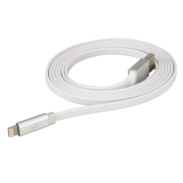 Cablu Date & Incarcare APPLE Lightning - Led Glowing Effect (Alb)