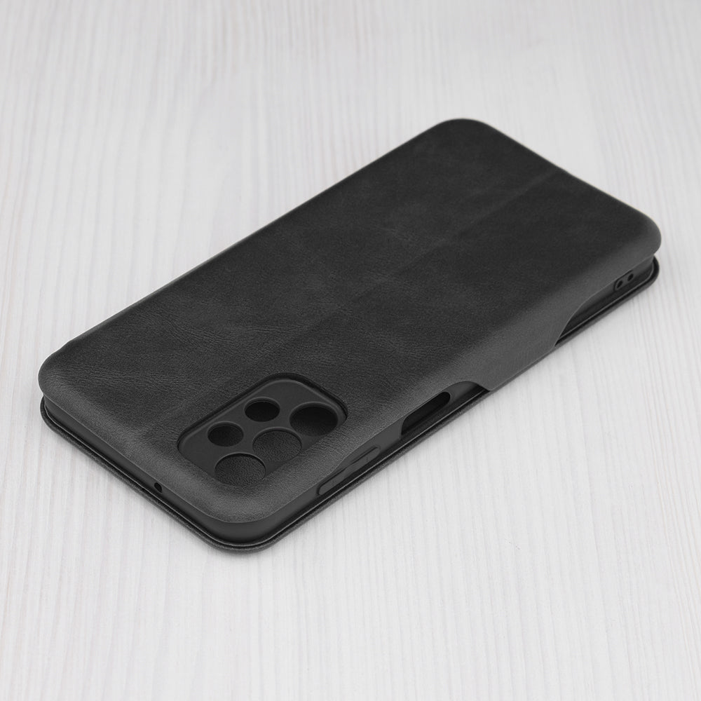 Husa de protectie Techsuit Safe Wallet Plus compatibila cu Samsung Galaxy A13 4G, acoperire spate, negru