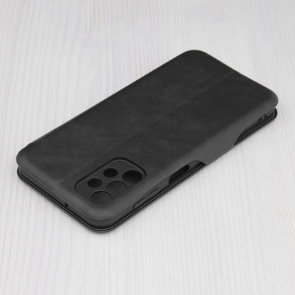 Husa de protectie Techsuit Safe Wallet Plus compatibila cu Samsung Galaxy A13 4G, acoperire spate, negru