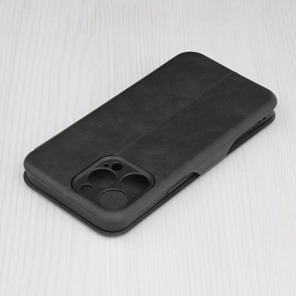 Husa de protectie Techsuit Safe Wallet Plus compatibila cu Apple iPhone 14 Pro Max, acoperire spate, negru
