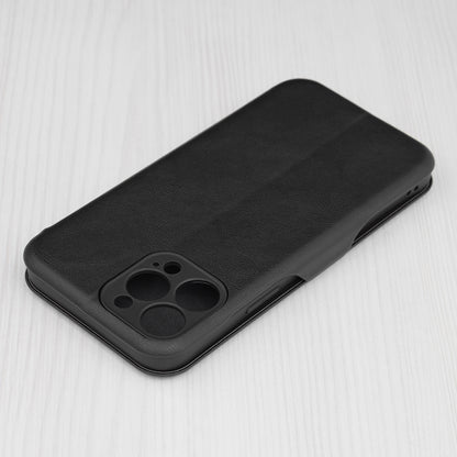 Husa de protectie Techsuit Safe Wallet Plus compatibila cu Apple iPhone 13 Pro Max, acoperire spate, negru
