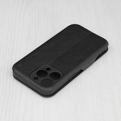 Husa de protectie Techsuit Safe Wallet Plus compatibila cu Apple iPhone 13 Pro, acoperire spate, negru