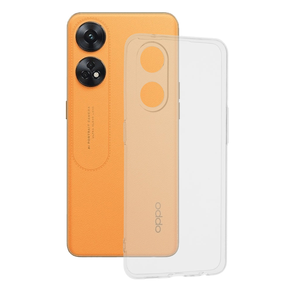Husa de protectie Techsuit Clear Silicone compatibila cu Oppo Reno8 T, acoperire spate, transparent